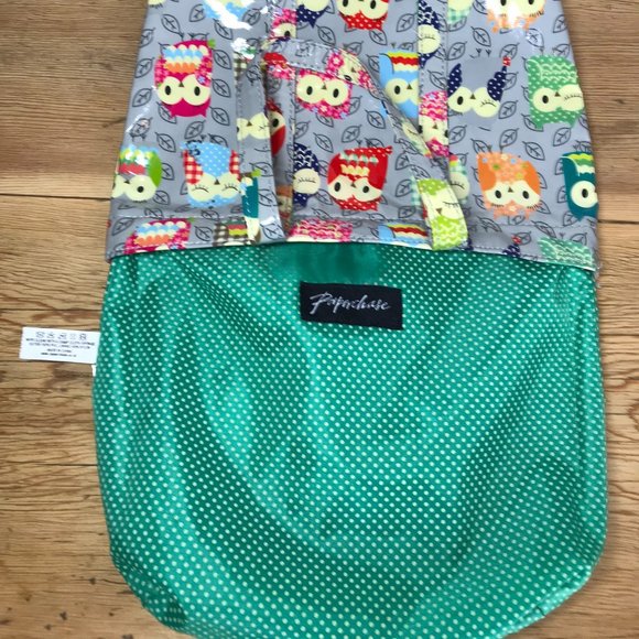 Owl Print Paperchase Vinyl Lunch Sack - Picture 8 of 14